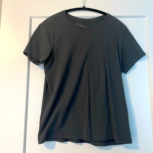 Abercrombie & Fitch Soft A&F Collection Grey Crew Neck T-Shirt